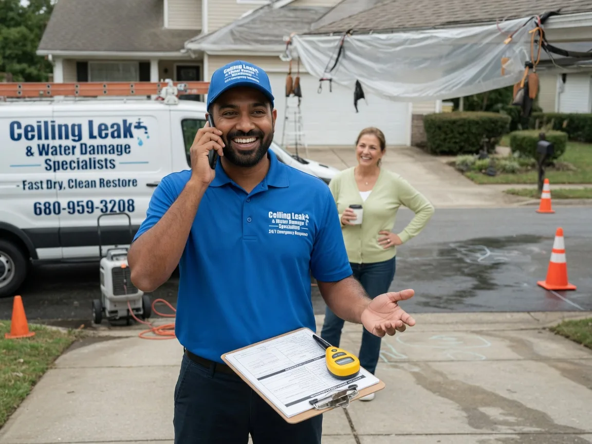 Ceiling Leak Cleanup Clarinda, IA FAQs